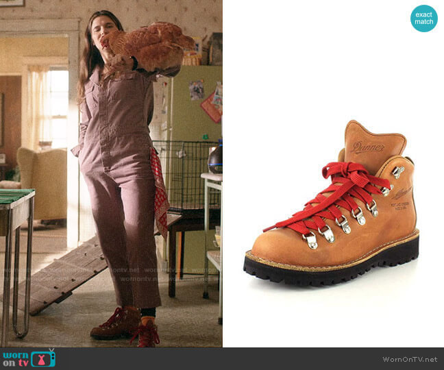 Danner Mountain Light Cascade Hiking Boot worn by Rio (Lake Bell) on Bless This Mess