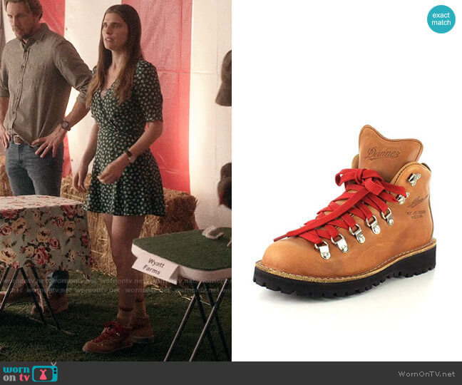 Danner Mountain Light Cascade Hiking Boot worn by Rio (Lake Bell) on Bless This Mess