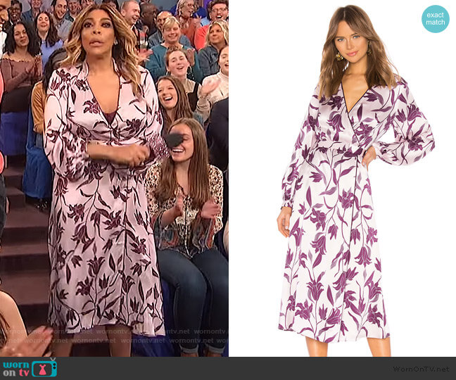 Equipment Andrese Dress worn by Wendy Williams on The Wendy Williams Show