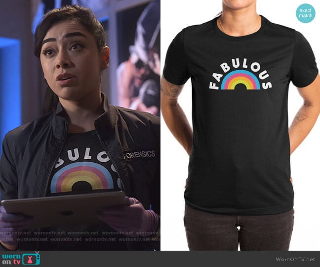 Missaire Julieny Fabulous Tee worn by Ella Lopez (Aimee Garcia) on Lucifer