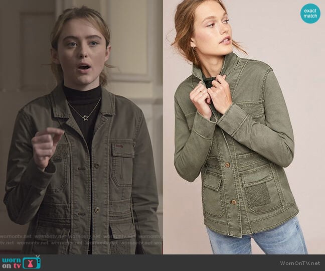 Anthropologie Field Jacket worn by Allie Pressman (Kathryn Newton) on The Society