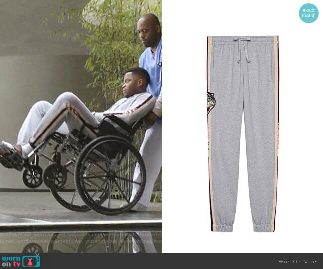 Gucci Gucci Stripe Cotton Jogging Pant worn by Jeff Colby (Sam Adegoke) on Dynasty