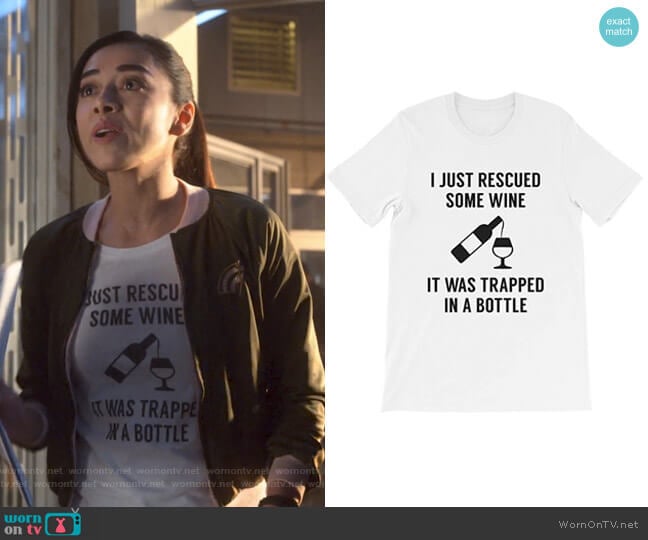 VectorPlanet I Just Rescued Some Wine worn by Ella Lopez (Aimee Garcia) on Lucifer