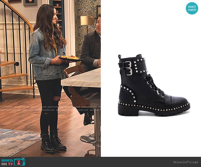 Sam Edelman Jennifer Boots worn by Nick (Siena Agudong) on No Good Nick