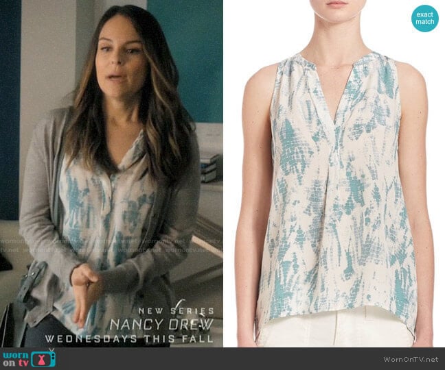 Joie Aruna Tie Dye Top worn by Luisa Alver (Yara Martinez) on Jane the Virgin