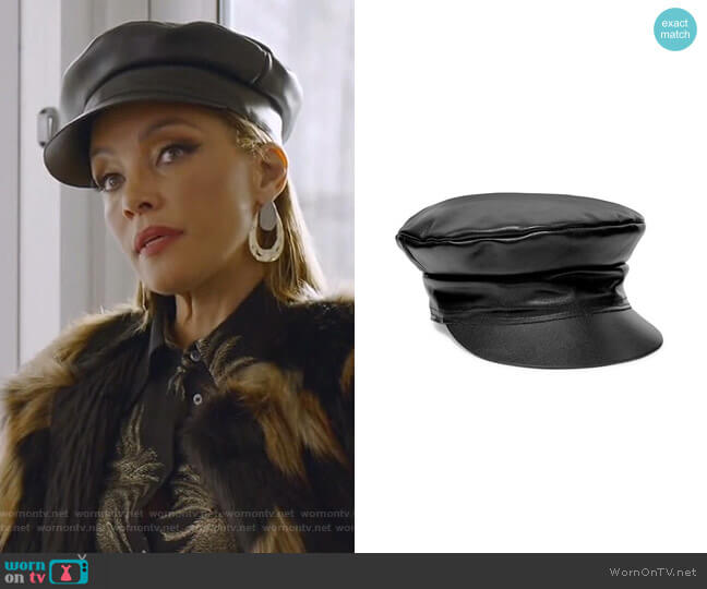 Lack of Color Biker Leather Cap worn by Dominique Deveraux (Michael Michele) on Dynasty