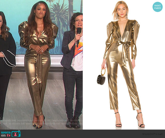 LPA Aurelia Jumpsuit worn by Eve on The Talk