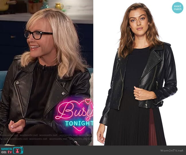 Lucky Brand Pin Dot Moto Jacket