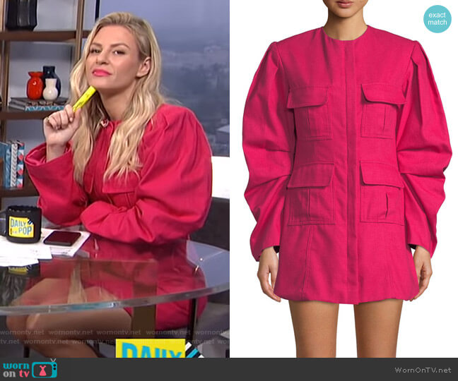 Maggie Marilyn Do Whatever It Takes Dress worn by Morgan Stewart on E! News