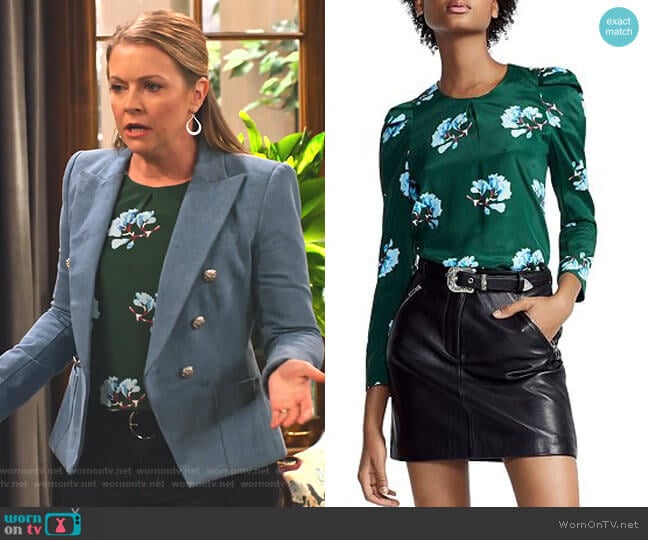 Maje Lukoise Top worn by Liz (Melissa Joan Hart) on No Good Nick