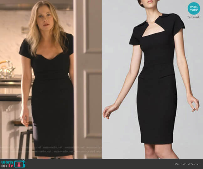 Roland Mouret Myrtha Dress worn by Jen Harding (Christina Applegate) on Dead to Me