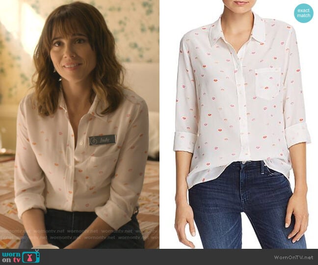 Rails Kate Shirt worn by Judy Hale (Linda Cardellini) on Dead to Me