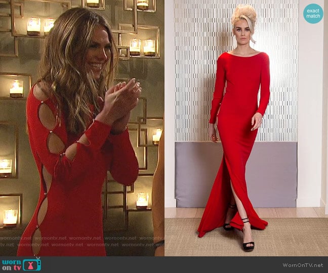 Randi Rahm Passion Taruna Gown - Fall 2018 Collection worn by Hannah Brown on The Bachelorette