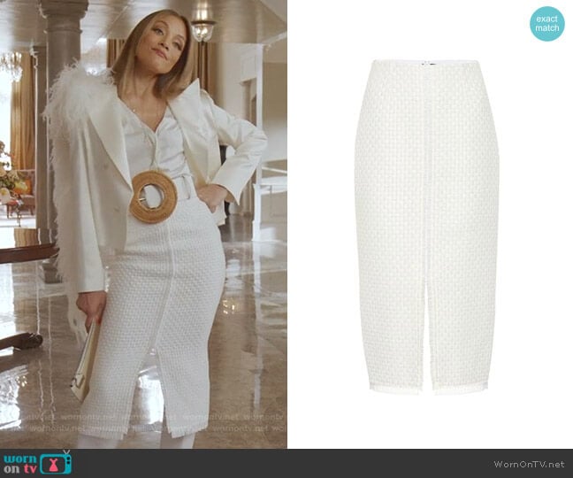 Roland Mouret Turnley Pencil skirt worn by Dominique Deveraux (Michael Michele) on Dynasty