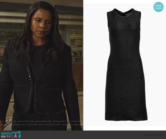 St. John Adina Knit Dress worn by Liz Reddick-Lawrence (Audra McDonald) on The Good Fight