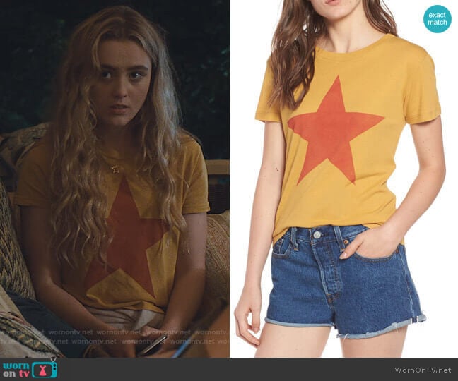 Day by Daydreamer Star Graphic Tee worn by Allie Pressman (Kathryn Newton) on The Society