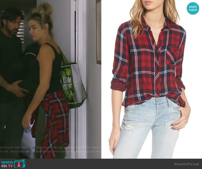 Rails Taitum Shirt worn by Denise Richards on The Real Housewives of Beverly Hills