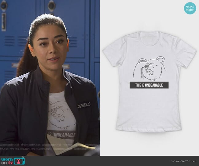 slugbunny This Is Unbearable T-Shirt worn by Ella Lopez (Aimee Garcia) on Lucifer