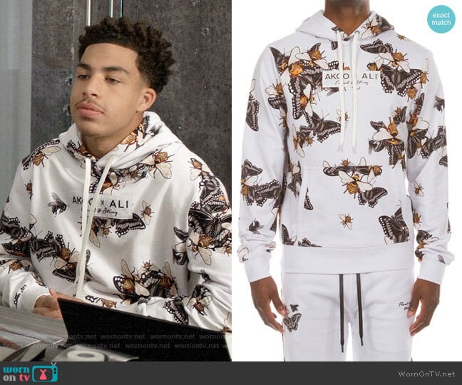 Akoo x Ali Float Hoodie worn by Andre Johnson Jr (Marcus Scribner) on Black-ish