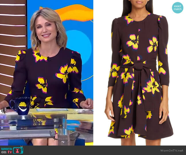 A.L.C. Stella Dress worn by Amy Robach on Good Morning America