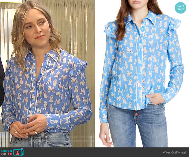Alice + Olivia Zimmer Blouse
