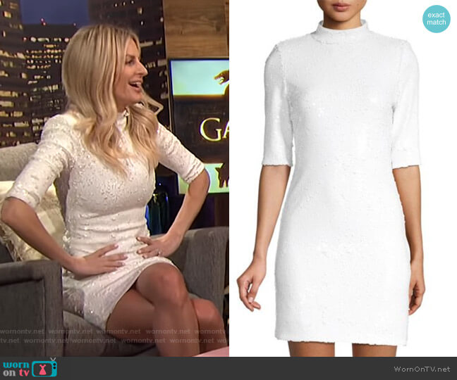 Alice + Olivia Inka Dress worn by Morgan Stewart on E! News