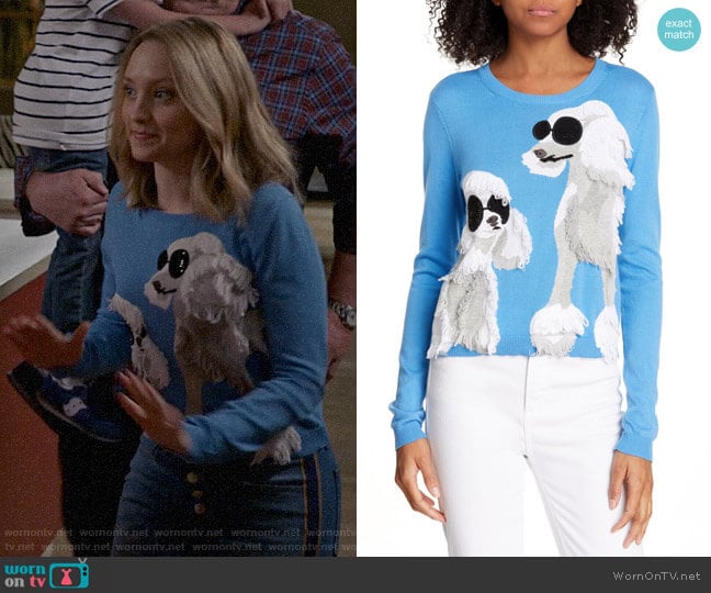 Alice + Olivia Connie Poodle Sweater