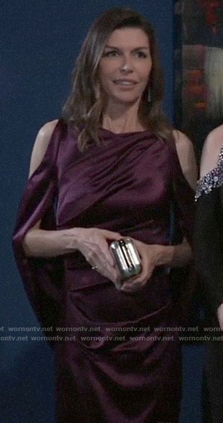 Anna’s purple Nurse’s Ball gown on General Hospital