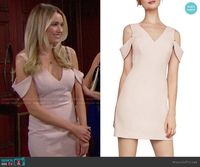 Bcbgmaxazria Eve Dress worn by Flo Fulton (Katrina Bowden) on The Bold and the Beautiful