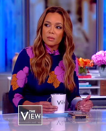 Sunny’s floral print dress on The View