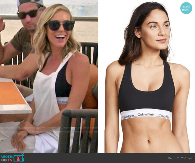Calvin Klein Underwear Modern Cotton Bralette worn by Kristin Cavallari on Very Cavallari