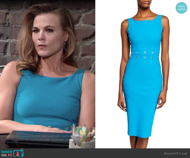 Chiara Boni La Petite Robe Maria Iris Dress worn by Phyllis Newman (Gina Tognoni) on The Young and the Restless