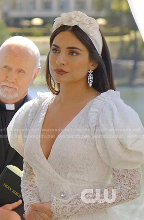 Cristal’s wedding dress on Dynasty