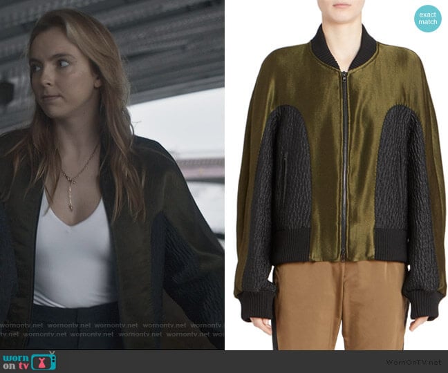 Dries Van Noten Bomber Jacket worn by Villanelle (Jodie Comer) on Killing Eve