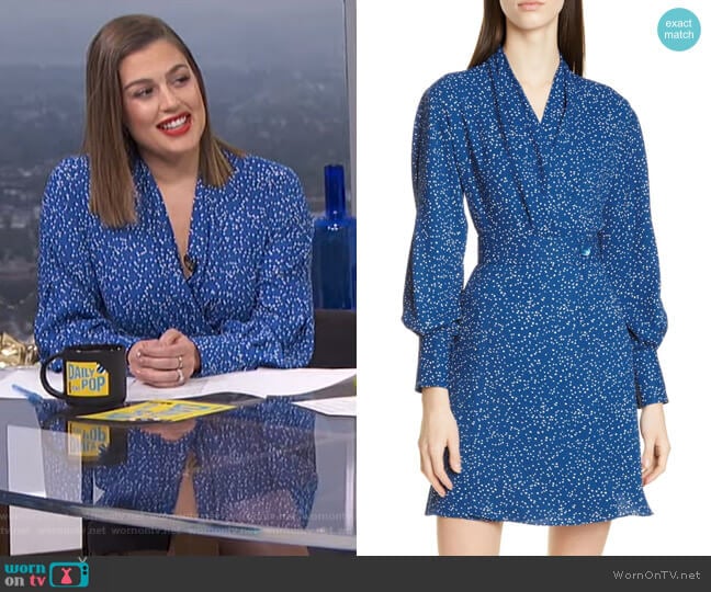 Equipment Fanetta Dress worn by Carissa Loethen Culiner on E! News