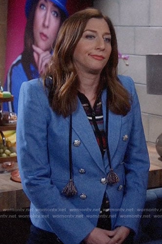 Gina’s blue blazer on Brooklyn Nine-Nine