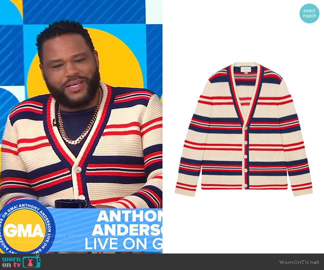 Gucci Cotton Wool Cardigan with Appliqué