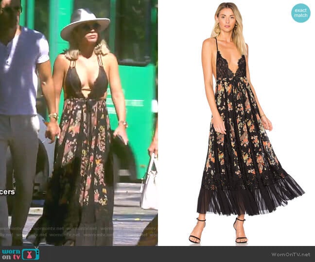 Hah I'll Take You Farther Dress worn by Teddi Mellencamp Arroyave on The Real Housewives of Beverly Hills