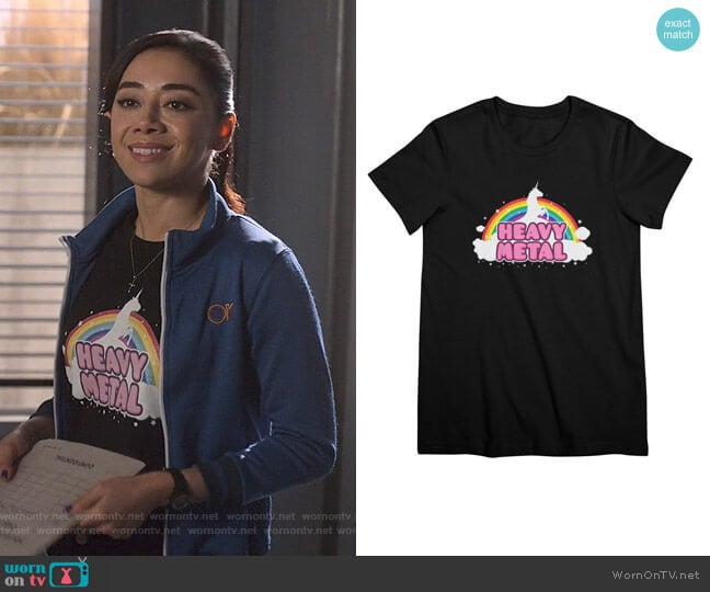 Philipp Rietz Heavy Metall Tee worn by Ella Lopez (Aimee Garcia) on Lucifer