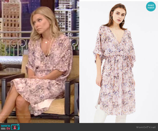 Iro Petunia Dress worn by Kelly Ripa on Live with Kelly and Mark