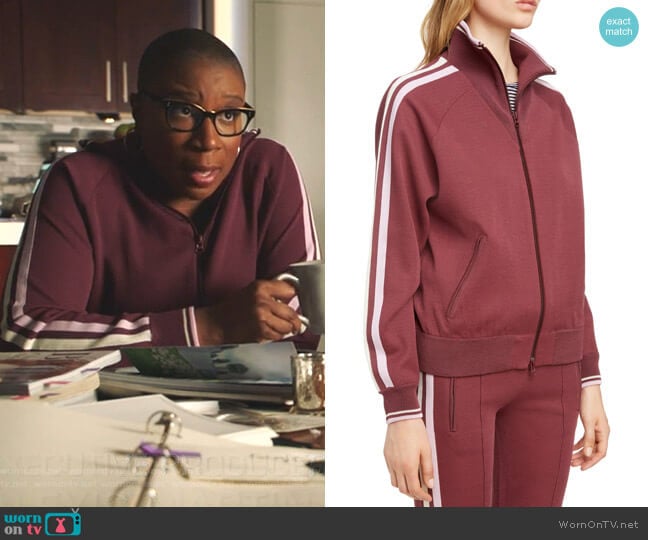 Isabel Marant Etoile Darcey Track Jacket worn by Henrietta Wilson (Aisha Hinds) on 9-1-1