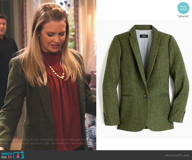 J.Crew Parke Blazer in English Wool worn by Liz (Melissa Joan Hart) on No Good Nick