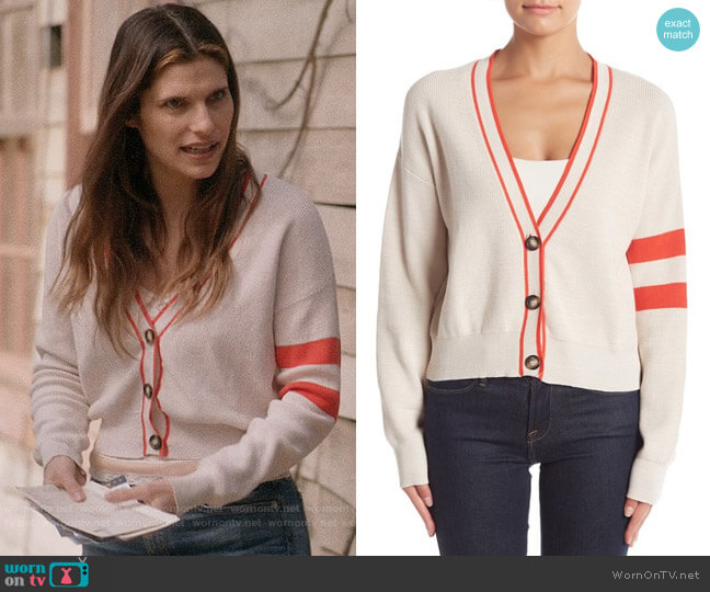 John & Jenn Jameson Cardigan worn by Rio (Lake Bell) on Bless This Mess