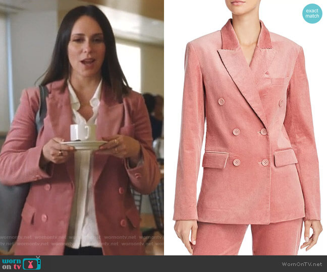 Joie Markina Corduroy Blazer worn by Maddie Kendall (Jennifer Love Hewitt) on 9-1-1