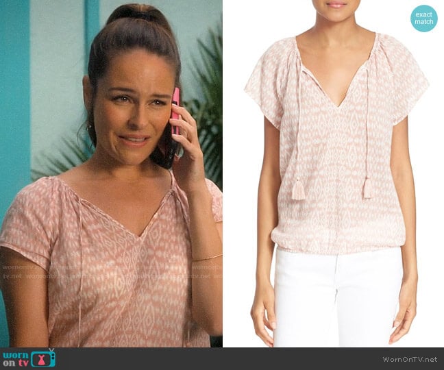 Joie Dolan B Top worn by Luisa Alver (Yara Martinez) on Jane the Virgin
