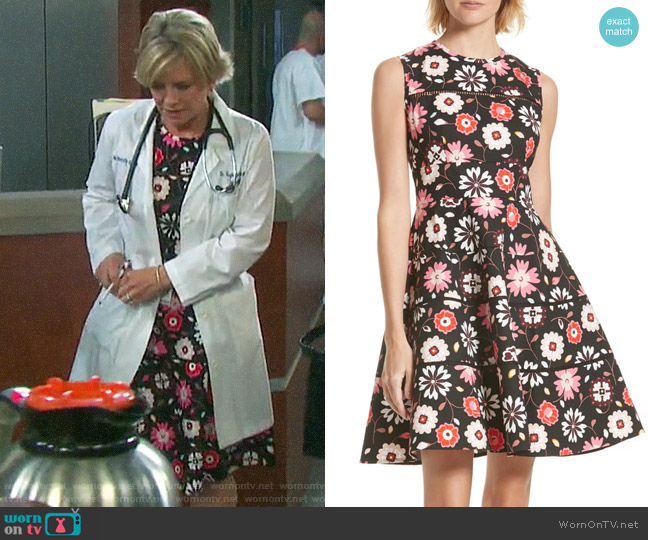 Kate Spade Casa Flora Dress worn by Kayla Brady (Mary Beth Evans) on Days of our Lives