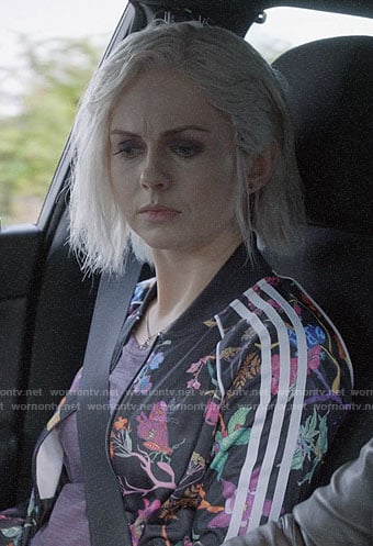Liv’s floral Adidas jacket on iZombie