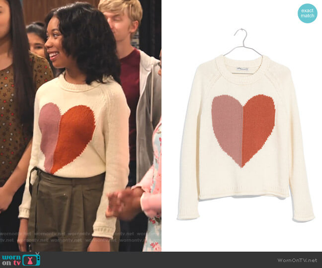 Madewell Keaton Sweater worn by Becky (Kyla-Drew) on No Good Nick