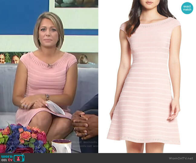 Eliza J Off the Shoulder Sweater Dress worn by Dylan Dreyer on Today