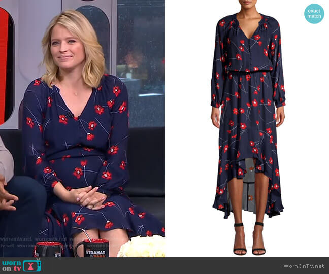 Parker Verity Dress worn by Sara Haines on Good Morning America